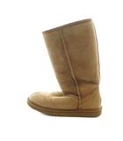 アグ オーストラリア UGG australia ミドルブーツ ムートン スエード ロゴ W5 22cm 茶 ブラウン ■GY17 /MQ