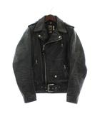 ショット SCHOTT USA製 613UHT HORSEHIDE ONESTAR TALL ホースハイド ワンスタートール ライダースジャケット ダブル 革ジャン 馬革 レザー 中綿 ジップアップ 34 XS 黒 ブラック 613UHT /XZ ■GY18