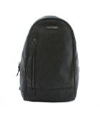 マイケルコース MICHAEL KORS ボディバッグ スリングパック PVC レザー MKシグネチャー 総柄 ロゴ 黒 ブラック 37T7LMNC5B /XZ ■GY18