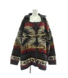 ラルフローレン RALPH LAUREN ポロスポーツ POLO SPORT カーディガン カウチンニット ウール アルパカ 長袖 トグルボタン ネイティブ柄 総柄 15 マルチカラー /XZ ■GY18