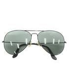 B&L ボシュロム アビエーター 眼鏡 サングラス メタルフレーム カラーレンズ ティアドロップ 黒 ブラック /XZ ■GY11