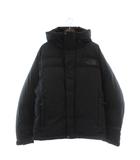 ザノースフェイス THE NORTH FACE オルタレーションバフズジャケット Alteration Baffs Jacket ダウンジャケット アウター ナイロン フード ハイネック ジップアップ ロゴ 刺繍 XL 黒 ブラック ND92564 /XZ ■GY18