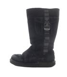 アグ オーストラリア UGG australia ミドルブーツ ムートン 23.5cm 黒 ブラック /SR ■GY18