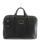 トゥミ TUMI JARVIS デラックス ラップトップ ビジネスバッグ ブリーフケース ショルダー 2WAY レザー ロゴ 黒 ブラック 982409D2E /XZ ■GY18