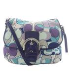 コーチ COACH シグネチャー ソーホー デイジー スカーフプリント クロスボディ ショルダー バッグ ワンショルダー 斜め掛け マルチカラー /YO9 ■GY42