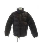 デュベティカ DUVETICA ダウンジャケット 長袖 ジップアップ ロゴ スタンドカラー 44 XL 茶 ブラウン ■GY11 /MQ