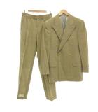 エルメネジルドゼニア Ermenegildo Zegna ダブルスーツ セットアップ ジャケット パンツ Super 100's ウール 46 ベージュ系 /UO ■GY18