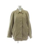 バーバリーズ Burberrys ヴィンテージ スイングトップ ジャケット ラグランスリーブ ステンカラー 裏ノバチェック ベージュ アウター /PP ■GY18