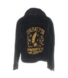 ショット SCHOTT タグ付き 浅井健一 60s スエード レザー ジャケット 襟付き ボア シングル M 黒 ブラック ■GY18 /MQ