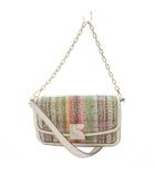 ケイトスペード KATE SPADE ハンドバッグ ショルダーバッグ 2WAY ツイード ロゴ レザー マルチカラー ■GY18 /MQ