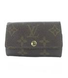 ルイヴィトン LOUIS VUITTON ミュルティクレ 6 キーケース 6連 モノグラム キャンバス 茶 ブラウン /KW ■GY11
