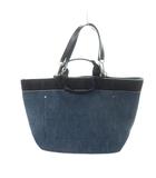ディーゼル DIESEL トートバッグ ハンド デニム ロゴ 青 ブルー ■GY11 /MQ