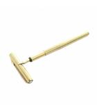 モンブラン MONT BLANC 万年筆 文房具 筆記用具 ロゴ 筆記未確認 ゴールド色 ■GY11 /MQ