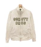 ショット SCHOTT ジャケット M ジップアップ ロゴ コットン 白 ホワイト /AE ■GY11