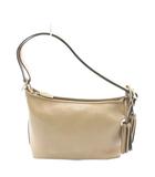 コーチ COACH ワンショルダーバッグ ハンドバッグ レザー 本革 ベージュ タッセル C1361-25355 /KW ■GY18