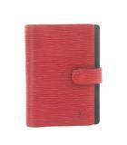 ルイヴィトン LOUIS VUITTON エピ アジェンダ PM 手帳カバー レザー 本革 カスティリアンレッド 赤 R20057 /KW ■GY18