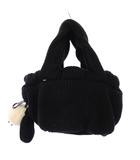 シーバイクロエ SEE BY CHLOE ジョイライダー ハンドバッグ トート ニット 黒 ブラック /XZ ■GY18