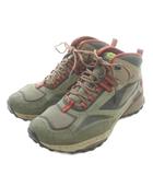 ティンバーランド Timberland トレッキングシューズ スニーカー ハイカット レースアップ 7.5 25.5cm カーキ グレー /XZ ■GY18