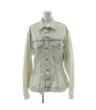 デニムジャケット M ライトブルー ウォッシュ加工 長袖 J220660 /PP ■GY11