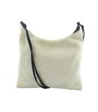 プラダ PRADA ヴィンテージ ショルダーバッグ 斜めがけ ツイード アイボリー ■GY11 /MQ