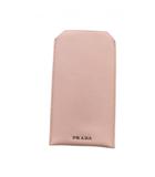 プラダ PRADA 89487 携帯ケース マルチケース レザー ロゴ ピンク ■GY18 /MQ ■OH