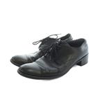 プラダ PRADA ビジネスシューズ 革靴 レザー ロゴ 36 23cm 黒 ブラック ■GY27 /MQ ■OH