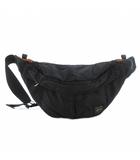 ポーター PORTER TANKER タンカー ウエストバッグ ボディ 黒 ブラック ナイロン ロゴ /FF ■GY18