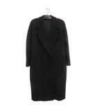 スポーツマックス マックスマーラ SPORT MAX ロング チェスター コート 40 M ウール 紺 ダークネイビー /AE ■GY18