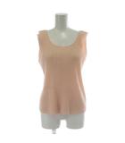 プリーツプリーズ PLEATS PLEASE タンクトップ 3 ピンク ノースリーブ プリーツ Uネック PP13-JK124 /PP ■GY40