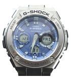 カシオジーショック CASIO G-SHOCK GST-W1100 腕時計 ウォッチ ソーラー 青文字盤 カレンダー付き シルバー色 ■GY18 /MQ