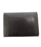 ポロ バイ ラルフローレン Polo by Ralph Lauren カードケース 名刺入れ ロゴ レザー 黒 ブラック /FF ■GY18