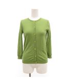 プラダ PRADA カーディガン カシミヤ ニット セーター 38 緑 グリーン /JS ■GY11