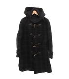 ヴァン ヂャケット VAN JAC ダッフルコート ブラックウォッチ タータンチェック LL 紺 ネイビー 緑 グリーン /JS ■GY13