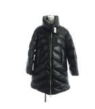 タトラス TATRAS LTLA23A4265-D エデラ EDELA ダウンコート 長袖 ロング ジップアップ ロゴ 3 L 黒 ブラック ■GY40 /MQ