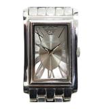 エンポリオアルマーニ EMPORIO ARMANI ジャンク品 AR-5668 腕時計 ウォッチ クォーツ ローマン スクエア シルバー色 ■GY18 /MQ