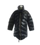 タトラス TATRAS LTLA23A4265-D EDELA エデラ ダウンコート タグ付き 長袖 ロング ジップアップ ロゴ 1 S 黒 ブラック ■GY40 /MQ