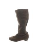 サルヴァトーレフェラガモ Salvatore Ferragamo ロングブーツ ラウンドトゥ スエード 5.5 22.5cm 茶 ブラウン ■GY11 /MQ