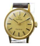 オメガ OMEGA ジャンク品 GENEVE 腕時計 ウォッチ 手巻き レザーベルト ロゴ ゴールド色 ■GY18 /MQ