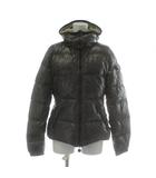 モンクレール MONCLER バディア BADIA ダウンジャケット アウター ナイロン フード ジップアップ ロゴ ワッペン 0 S グレー 45308/60/54078 /XZ ■GY18