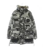 カナダグース CANADA GOOSE Macculloch Parka ダウンジャケット アウター 毛皮 コヨーテ フード 迷彩柄 カモフラ ジップアップ ロゴ ワッペン M グレー 黒 ブラック 白 ホワイト 9512MB /XZ ■GY17