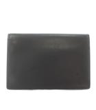  ココマイスター COCOMEISTER カードケース 名刺入れ 二つ折り レザー 無地 茶色 ブラウン /XZ ■GY17