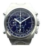 セイコー SEIKO ジャンク品 7t32-9000 腕時計 ウォッチ クォーツ 青文字盤 クロノグラフ カレンダー付き デイト シルバー色 ■GY18 /MQ