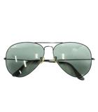 レイバン RAY BAN 眼鏡 サングラス メタルフレーム カラーレンズ ティアドロップ ロゴ 62□14 黒 ブラック /XZ ■GY18