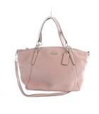 コーチ COACH F28993 ハンドバッグ ショルダー 2WAY レザー ロゴ ピンク ■GY11 /MQ