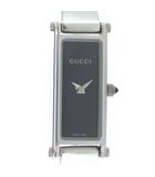 グッチ GUCCI ジャンク品 1500L 腕時計 ウォッチ クォーツ スクエア バングル シルバー色 ■GY11 /MQ ■OH
