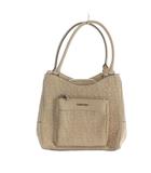 カルバンクライン CALVIN KLEIN トートバッグ ハンド レザー ロゴ ピンクベージュ ■GY18 /MQ