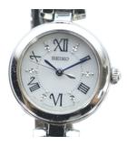 セイコー SEIKO ジャンク品 V117-0CT0 腕時計 ウォッチ ソーラー ローマン シルバー色 ■GY11 /MQ