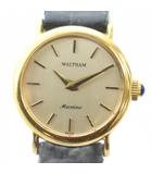ウォルサム WALTHAM Maxim マキシム 腕時計 ウォッチ 手巻き レザーベルト ゴールドカラー 金色 ■GY11 /MQ