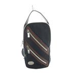 コロンビア Columbia ボディバッグ 斜めがけ ショルダー ナイロン レザー ロゴ 黒 ブラック ■GY11 /MQ