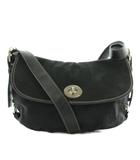 コーチ COACH ショルダーバッグ キャンバス レザー シグネチャー ターンロック 黒 ブラック F15171 /XZ ■GY18